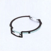 Lens Single Clip Frost Diffuser in Silver