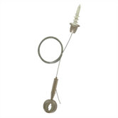 Adjustable Cable Standoff for Ceiling Mounting of Track Lighting Support