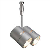 Twin Spot Swivel Track Head - Fusion Track Adaptable