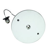 Fusion Jack 6" Recessed Can Adapter Canopy in Bronze in Bronze