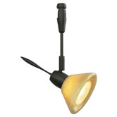 Vent Head 6" with Cone-shaped Onyx Shade