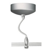 LED Illuminated 100W Monorail Surface Electronic Transformer in Satin Nickel