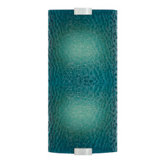 Omni 277V Medium One Light Outdoor Fluorescent Wall Sconce with Bubble Glass Shade in Bronze