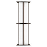 Modular Tubular 120V 25W Large Two Light Outdoor Wall Sconce in Bronze