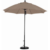 9' Complete Fiberglass Market Umbrella