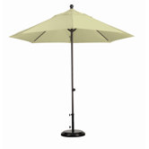 9' Fiberglass Market Easy Lift Umbrella