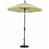 7.5' Fiberglass Market Collar Tilt Umbrella