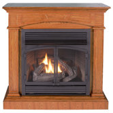 Hertiage II Dual Fuel Four-in-One Gas Fireplace