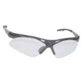 Diamondback Safety Gls Slvr Frame/ Clear Lens