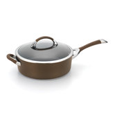 Symmetry Chocolate 5-qt. Saute Pan with Lid