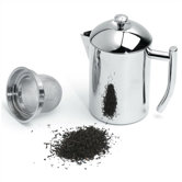 Stainless Steel 0.5-Quart Tea Maker with Infuser Basket