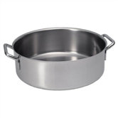 Sitram Catering 18 1/2-Qt. Stainless Steel Round Rondeau Casserole