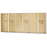 4C Horizontal USPS Wall Mailbox Unit