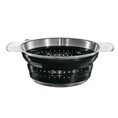 10" Foldable Strainer in Black