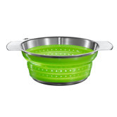 10" Foldable Strainer in Green