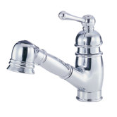 Opulence Pull Out Single Handle Single Hole Kitchen Faucet