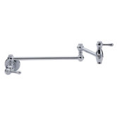 Opulence Single Handle Wall Mount Pot Filler Faucet