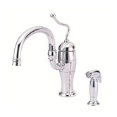 Antioch Single Handle Kitchen Faucet with Side Spray
