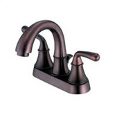 Bannockburn Centerset Bathroom Faucet with Double Lever Handles