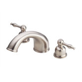 Opulence Double Handle Deck Mount Roman Tub Faucet