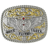 Crossed Pistols Buckle