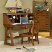 Heartland Computer Desk and Hutch Set