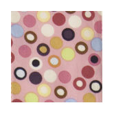 Burp Cloth in Hot Dot Pink