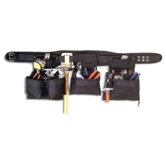 5 Piece Combo Set 18 Pocket Black Professional Carpenter's T