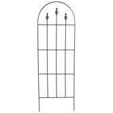 72" X 24" Metal Finial Trellis