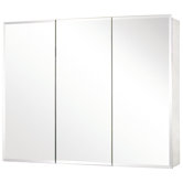 Tri-View Beveled Mirrored Medicine Cabinet