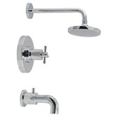 Ulm 6.75" Deck Plate Diverter Tub/Shower Faucet Trim