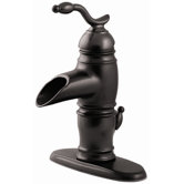 Single Hole Bathroom Faucet with Single Pump Handle