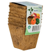 Fiber Grow Square Plantable Pot Planter