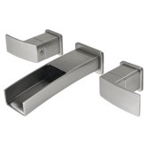Kenzo Wall Mounted Bathroom Faucet with Double Handles
