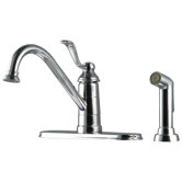 Portland One Handle Kitchen Faucet with Sidespray