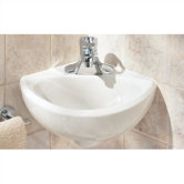 Corner Minette Wall Mount Sink with 4" Centers