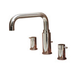 Serin Double Handle Deck Mount Roman Tub Faucet