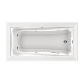 Green Tea 21" x 66" Whirlpool Bath Tub in White