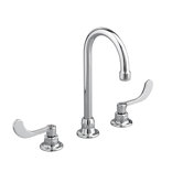 Monterrey Double Handles Widespread Bathroom Faucet with Less Drain