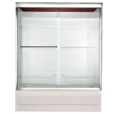 Custom Tuscany Frameless Bypass Tub Door