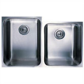 Spex Plus 1 3/4 Bowl Undermount Kitchen Sink