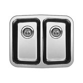 Performa Double Bar Sink in Stainless Steel