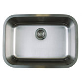 Stellar Medium Single Bowl Undermount Kitchen Sink