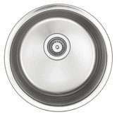 18" Round Stainless Steel Bar Sink