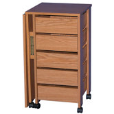 VHZ Office Mobile Armoire Desk