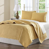 Calypso Coverlet Set in Gold
