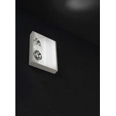 A-Box Wall / Ceiling Light in White Polished Glass