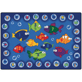 Literacy Fishing Kids Rug