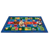 Printed Rhyme Time Kids Rug