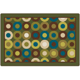 Calming Circles Nature's Colors Kids Rug